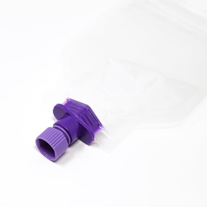 Female ENFit Pill Pouch Cap - Screw-on - Purple