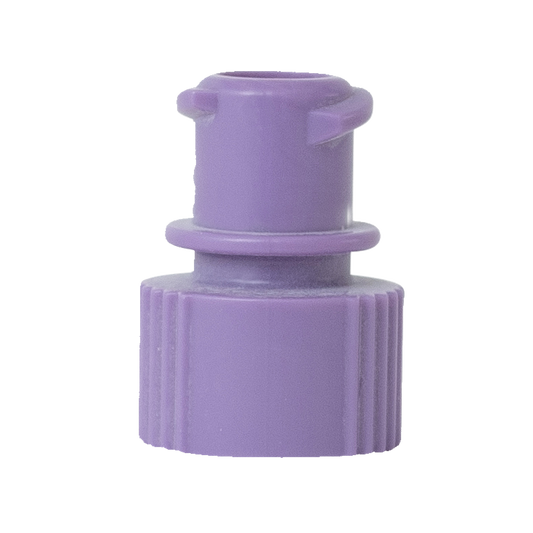 Female ENFit Pill Pouch Cap - Screw-on - Purple