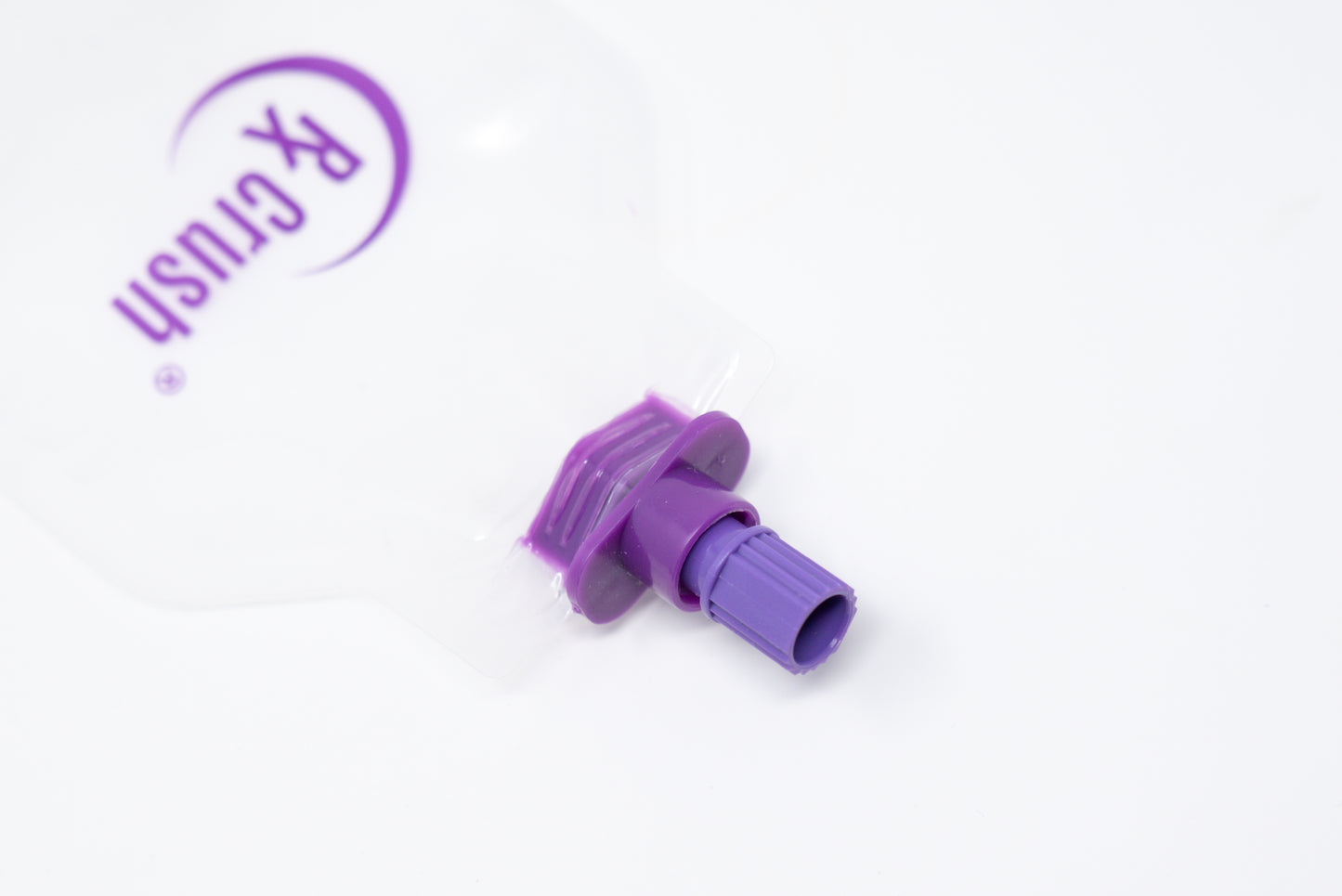 Female ENFit Pill Pouch Cap - Screw-on - Purple