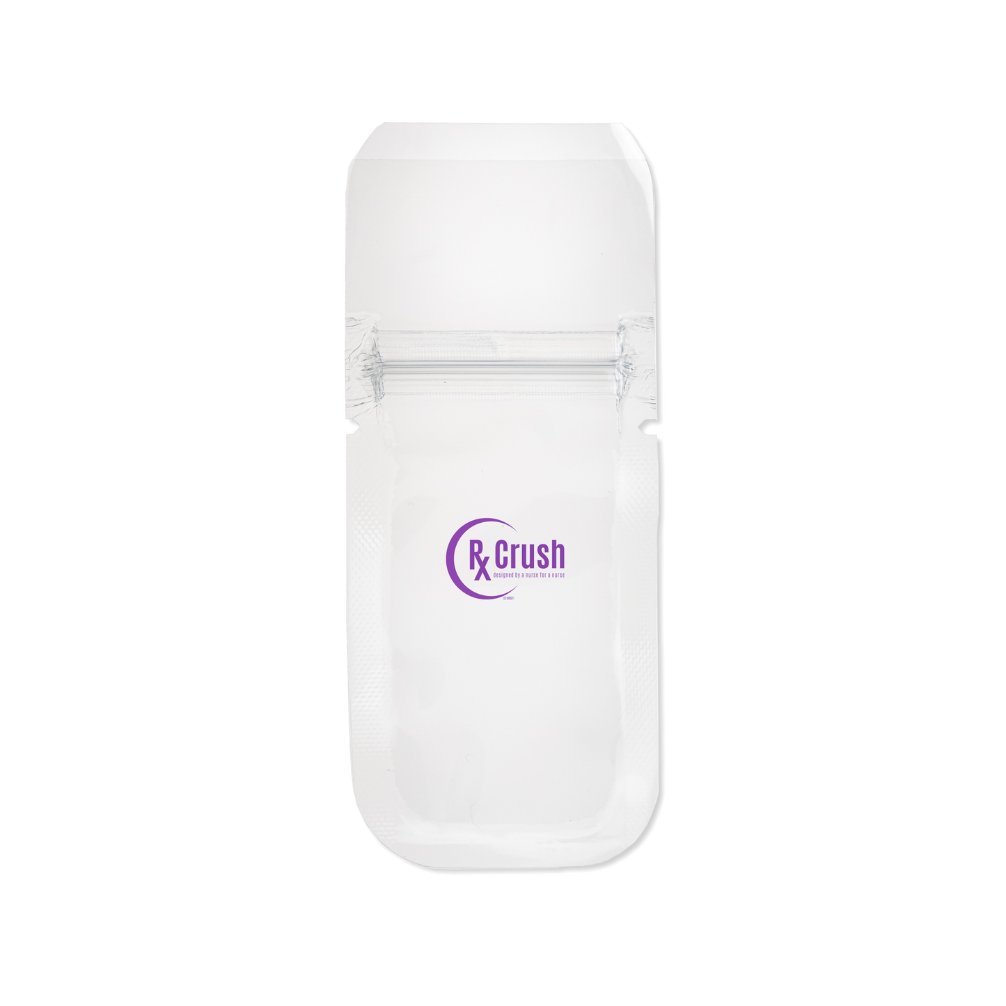 RxCrush® Sealed Tear-off Pill Pouch, 2"x5", (5.1 x 12.5cm) 30ml, PP10