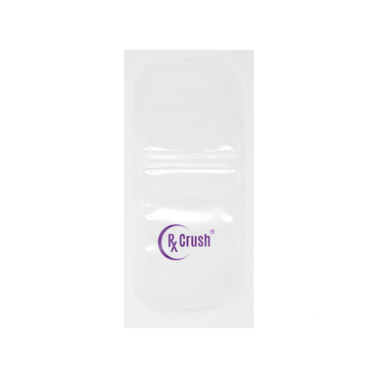 RxCrush Pill Pouch - 3"x7" - Sealed Tear-off
