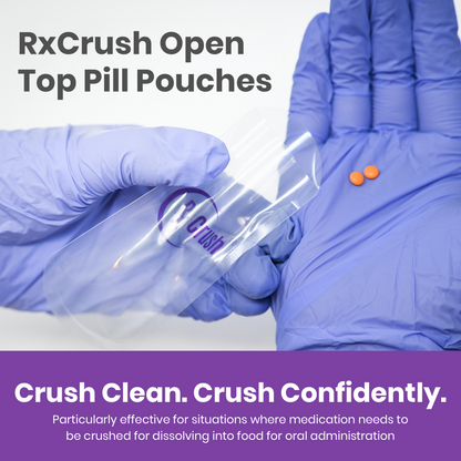 RxCrush Pill Pouch - 2"x4" - Open