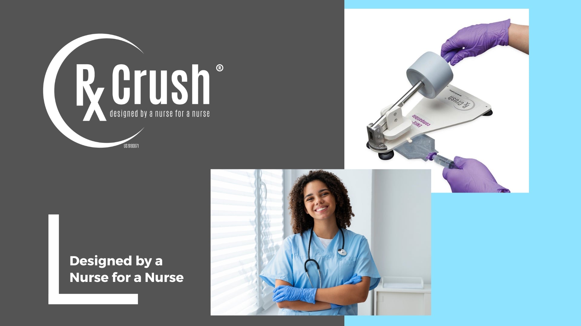 Load video: Comparison of the speed of the RxCrush PIll Crushing System versus other leading crushers.
