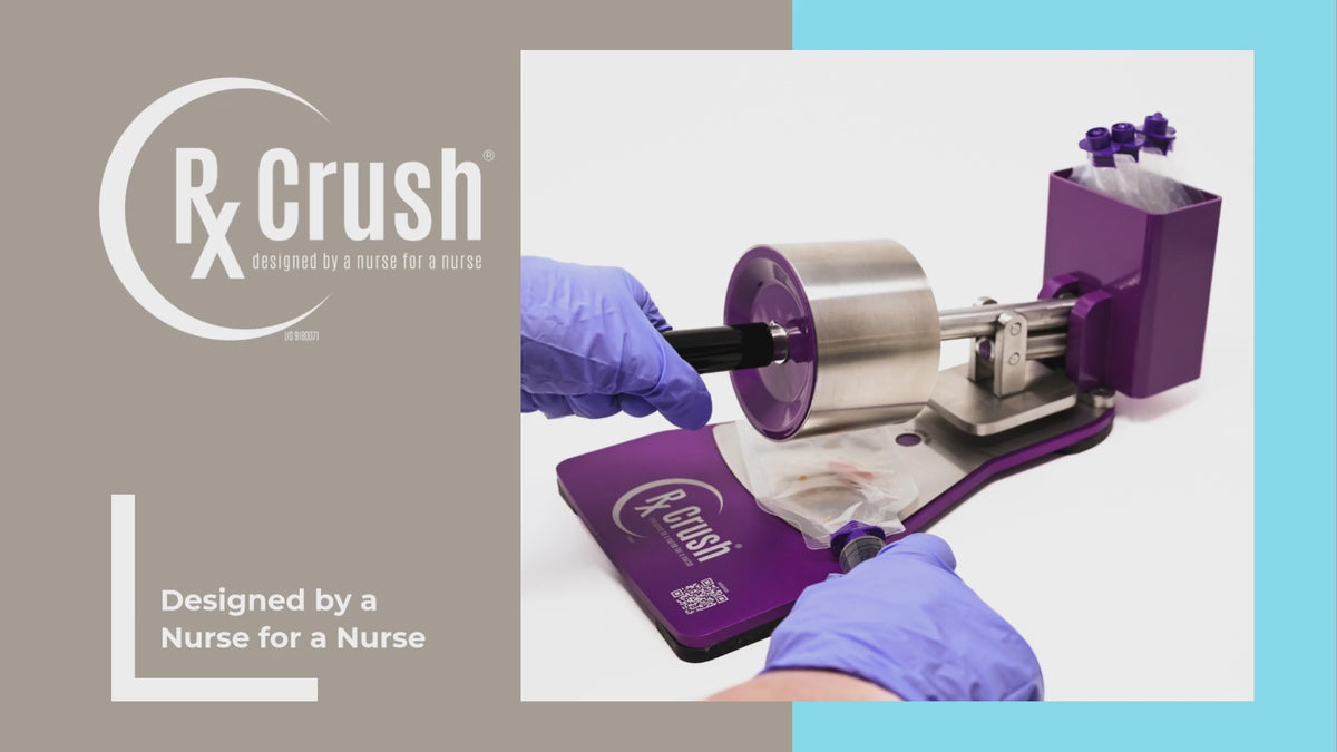 Load video: RxCrush Pill Crushing System - How To
