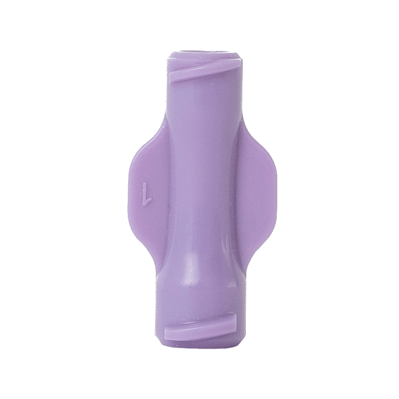 Purple Colored Female Locking ENFit to Female Luer Lock Adapter